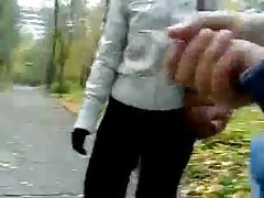 quyến rũ babe đã cho mình cho đầy đủ trong xe