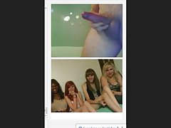 n6 mang thai sexy brunette thiếu niên trên một ghế sofa